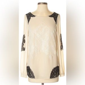 Ann Taylor Long Sleeve Blouse Small